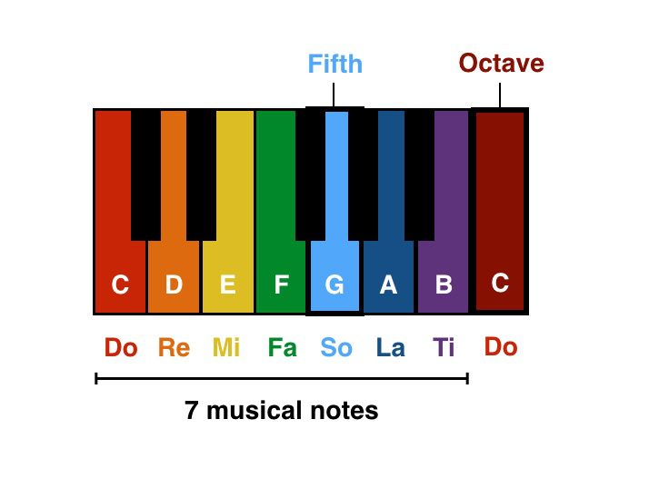 Da Vinci School - Seed of Life course - 7 musical notes